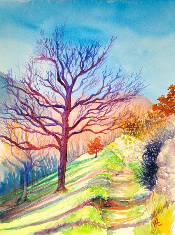 Aquarelle de Valérie Houchard, reproduction