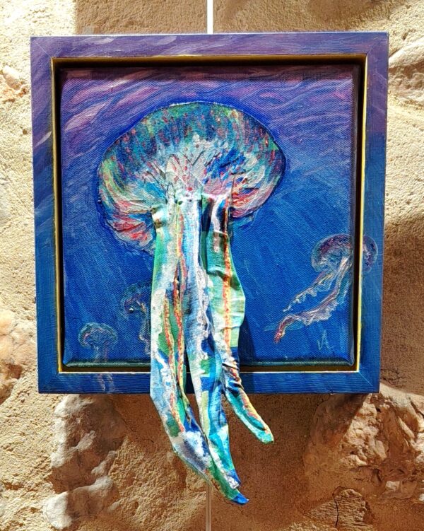 peinture à l'huile en relief de Valérie Houchard