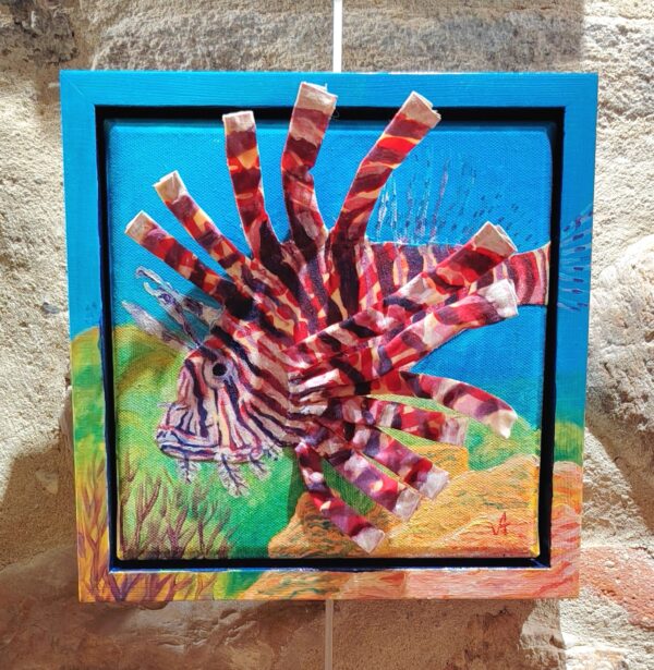 peinture à l'huile en relief de Valérie Houchard