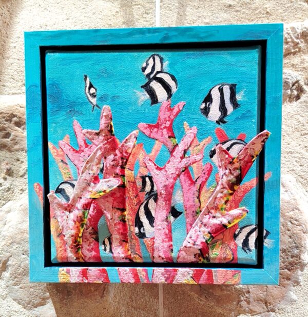 peinture à l'huile en relief de Valérie Houchard